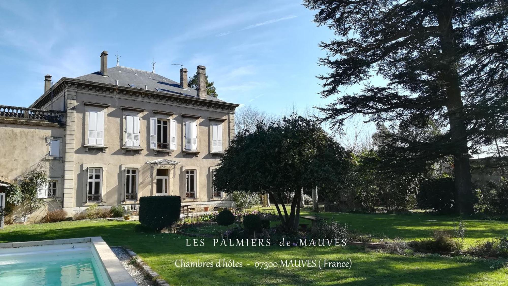 Les Palmiers Bed and Breakfast Mauves Exteriör bild